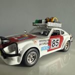 Bburago Datsun 240Z 1:24 bianco e rosso rally