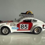 Bburago Datsun 240Z 1:24 bianco e rosso rally