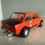 Politoys Fiat 128 Rally 1:24 arancione e nero