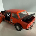 Politoys Fiat 128 Rally 1:24 arancione e nero