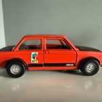 Politoys Fiat 128 Rally 1:24 arancione e nero
