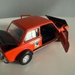 Politoys Fiat 128 Rally 1:24 arancione e nero